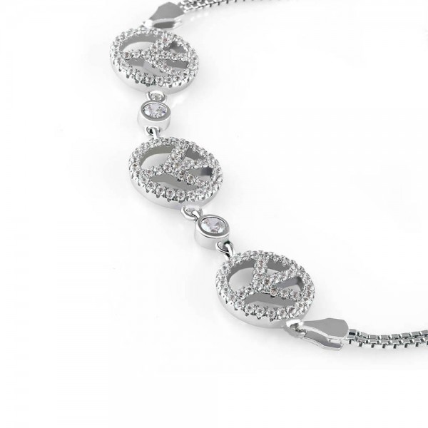 Lắc tay bạc Lucky Love   3
