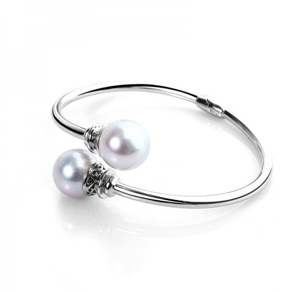 Lắc tay bạc Ely Pearl 3