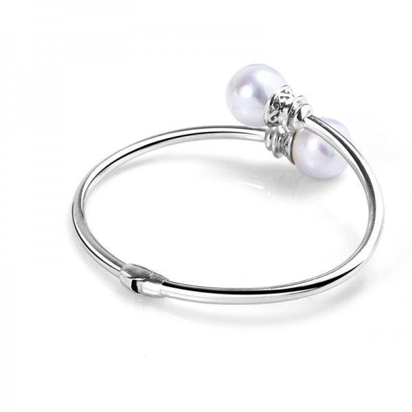 Lắc tay bạc Ely Pearl 4