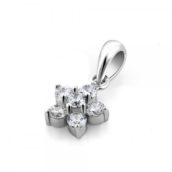 Mặt dây chuyền bạc Sweet Love Flowers3