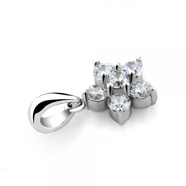 Mặt dây chuyền bạc Sweet Love Flowers4