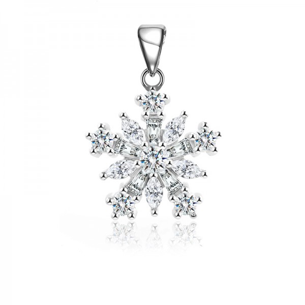 Mặt dây chuyền bạc Alidian Flower 1