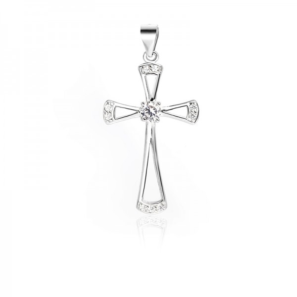 Mặt dây chuyền bạc Beautiful Cross 1