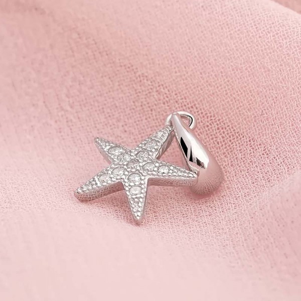 Mặt dây chuyền bạc Beauty Starfish 2
