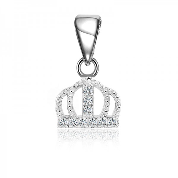 Mặt dây chuyền bạc Crown For King 1