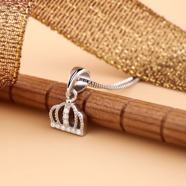 Mặt dây chuyền bạc Crown For King 3