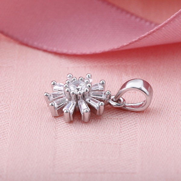 Mặt dây chuyền bạc Dandelion Flower 4