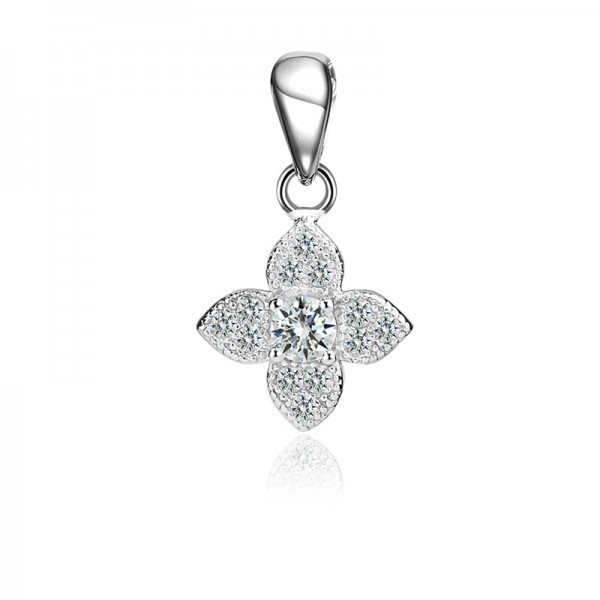 Mặt dây chuyền bạc Dani Flower 1