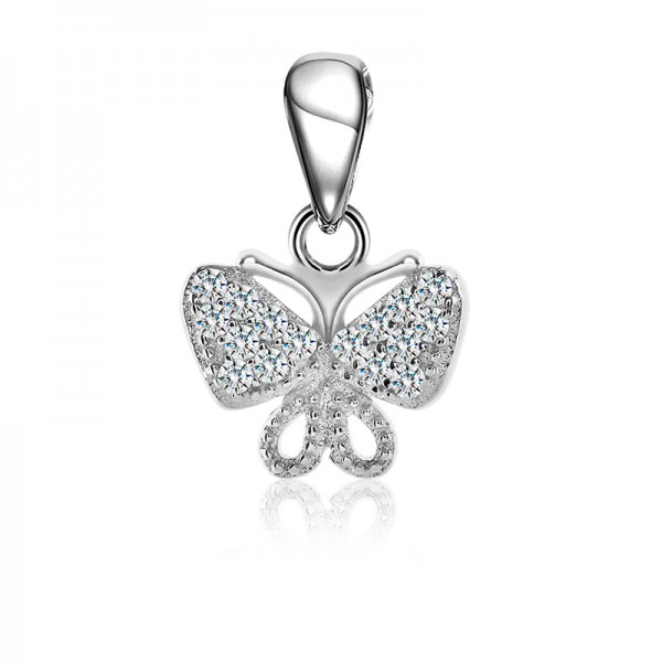 Mặt dây chuyền bạc Gem Butterfly 1