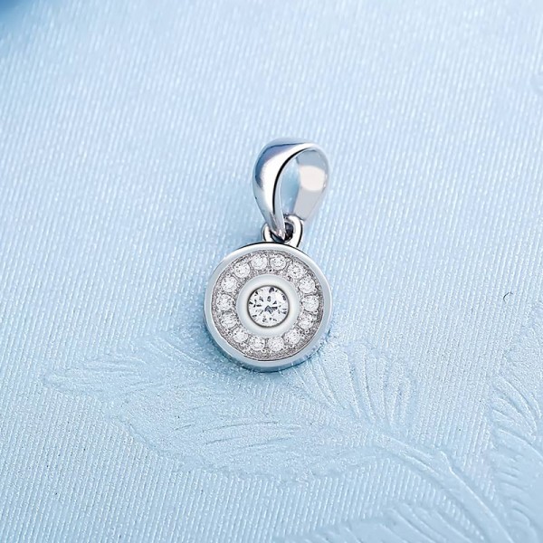Mặt dây chuyền bạc Jen Circle 2