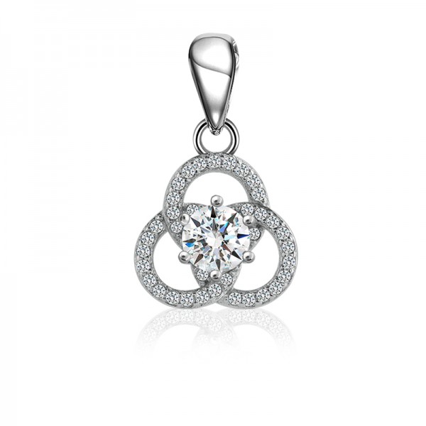 Mặt dây chuyền bạc Love Circles 1