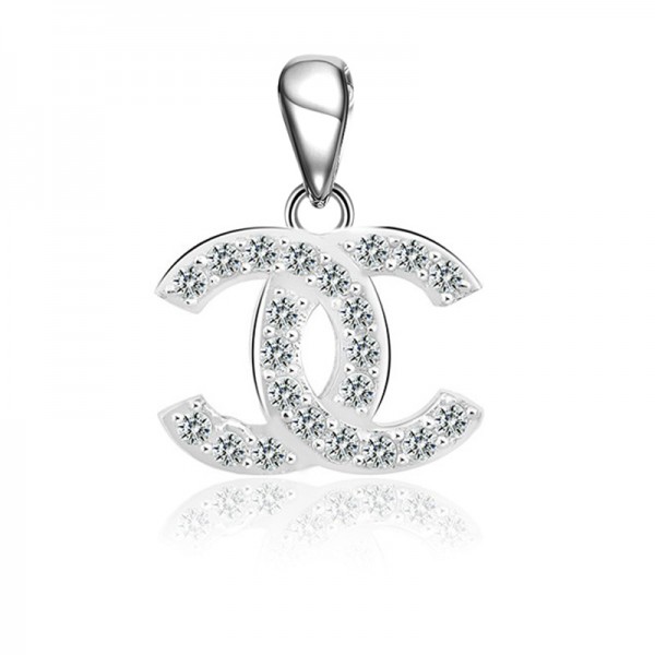 Mặt dây chuyền bạc Love Curves 1