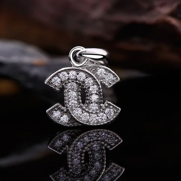 Mặt dây chuyền bạc Love Curves 2
