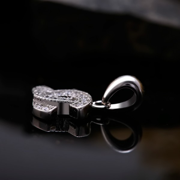 Mặt dây chuyền bạc Love Curves 3
