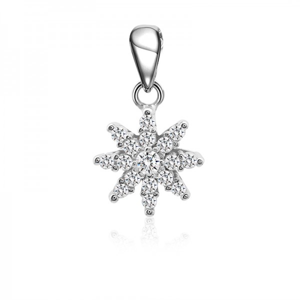 Mặt dây chuyền bạc Sallin Flower 1
