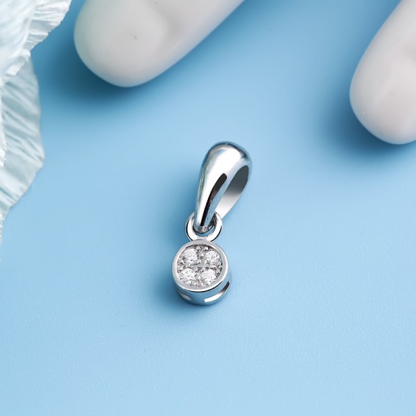 Mặt dây chuyền bạc Shin Circle 2