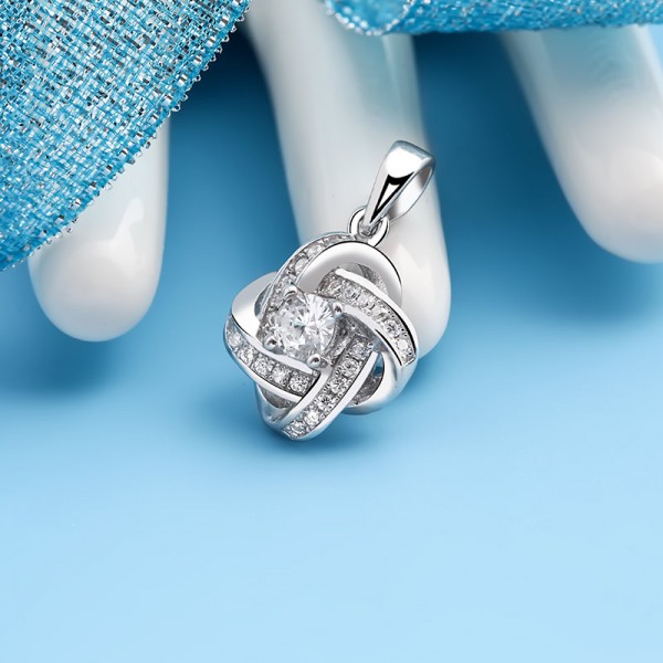 Mặt dây chuyền bạc Shining Love 2