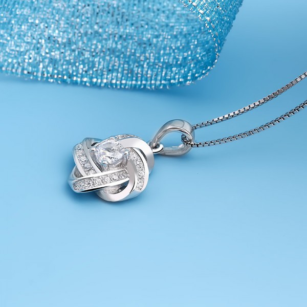Mặt dây chuyền bạc Shining Love 4