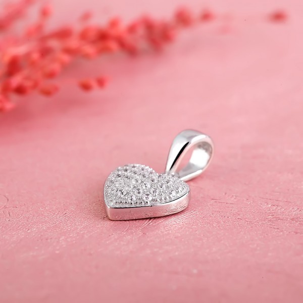 Mặt dây chuyền bạc The Simple Heart 2