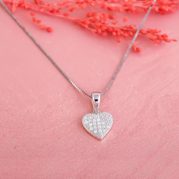Mặt dây chuyền bạc The Simple Heart 4