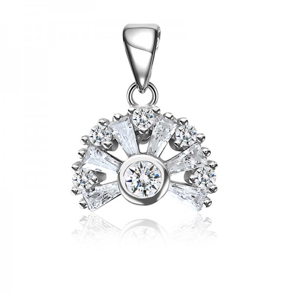 Mặt dây chuyền bạc Singed Love1