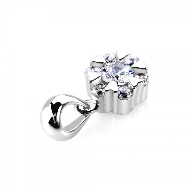 Mặt dây chuyền bạc Snowflake Love4