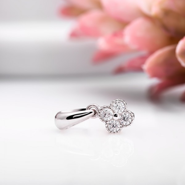 Mặt dây chuyền bạc Sonic Flower 2