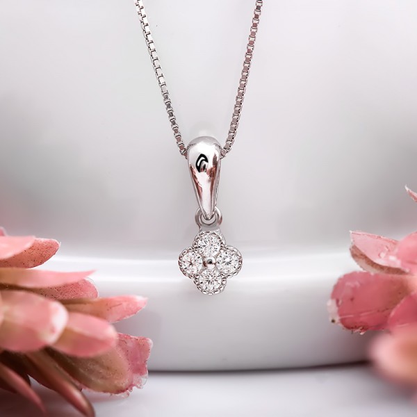 Mặt dây chuyền bạc Sonic Flower 4