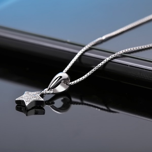 Mặt dây chuyền bạc Star Like4