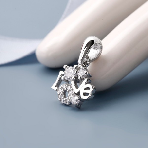 Mặt dây chuyền bạc Love Magic 2