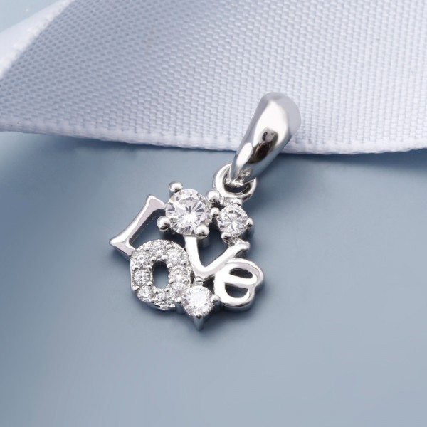 Mặt dây chuyền bạc Love Magic 3