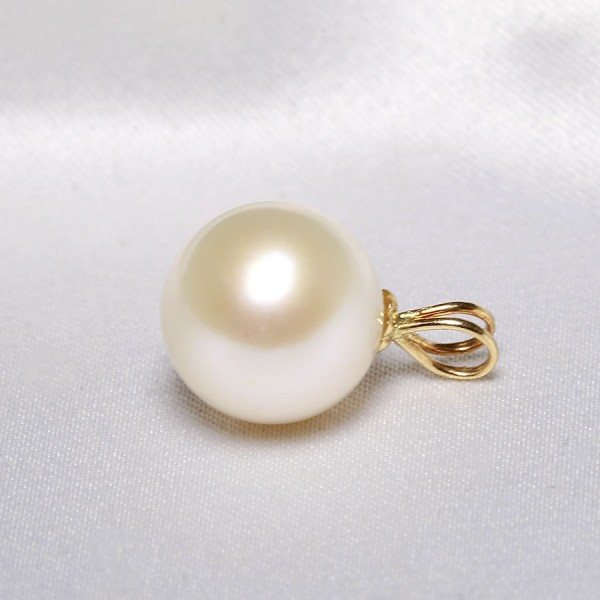 Mặt dây chuyền vàng 18k ngọc trai thật 10-11mm Duno
