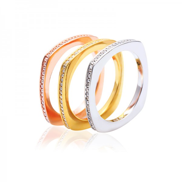 Nhẫn bạc Color Love 1