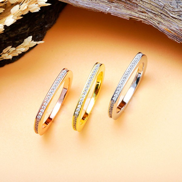 Nhẫn bạc Color Love 3
