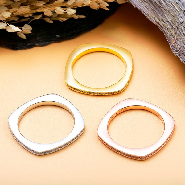 Nhẫn bạc Color Love 4