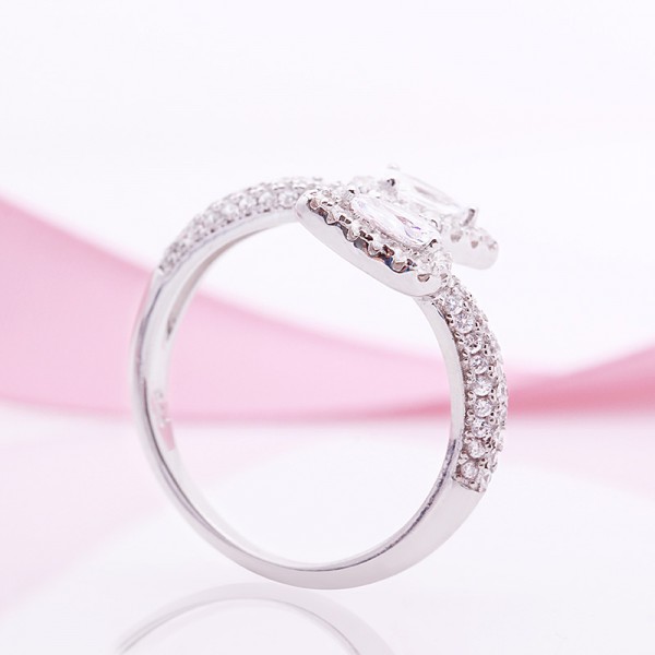 Nhẫn bạc Hiuga Love   4