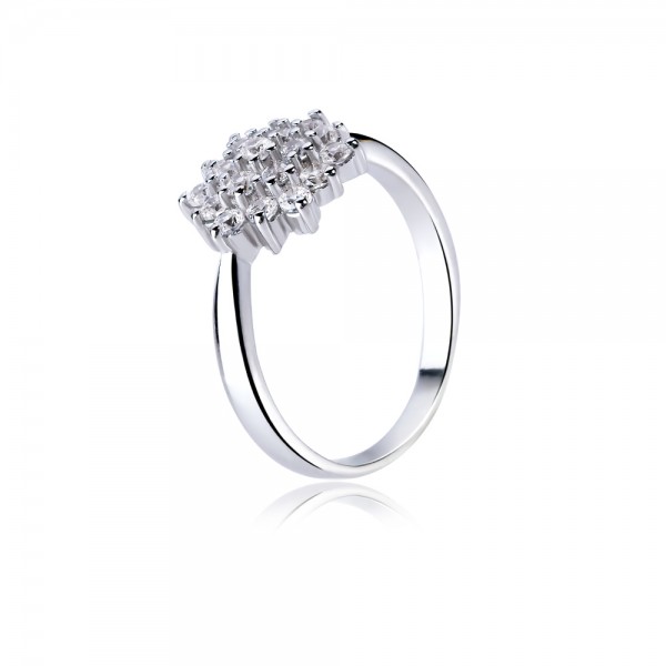 Nhẫn bạc Love Flowers 1