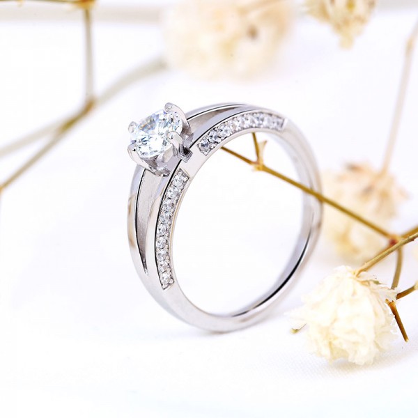 Nhẫn bạc Love One Another 2
