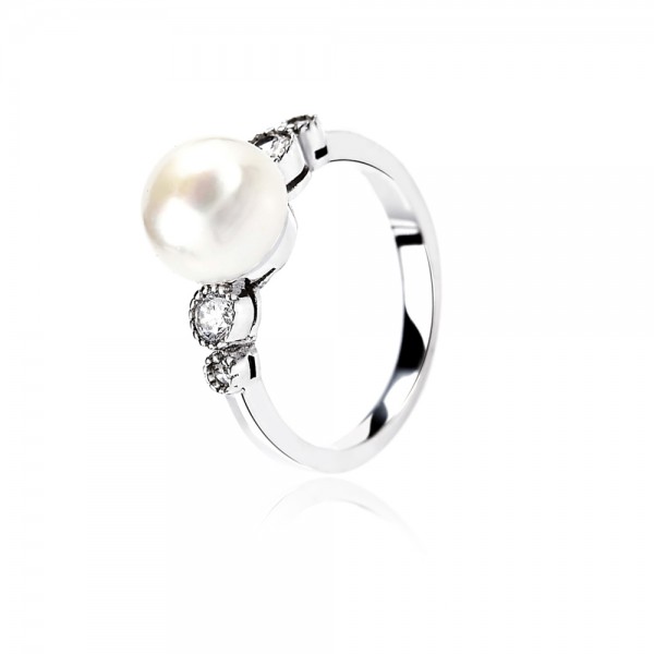 Nhẫn bạc Love Pearl 1