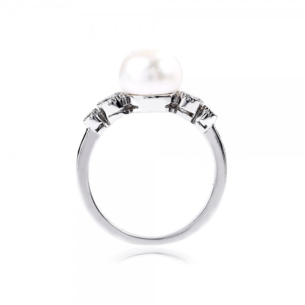 Nhẫn bạc Love Pearl 3