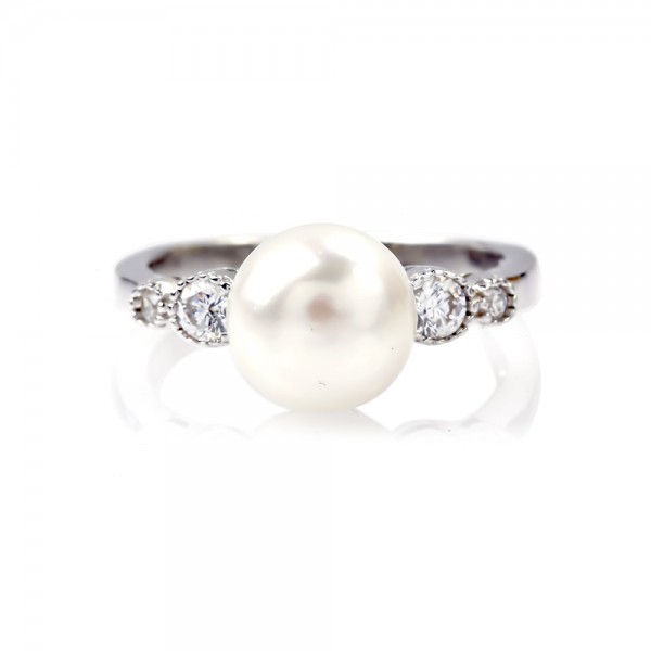 Nhẫn bạc Love Pearl 4