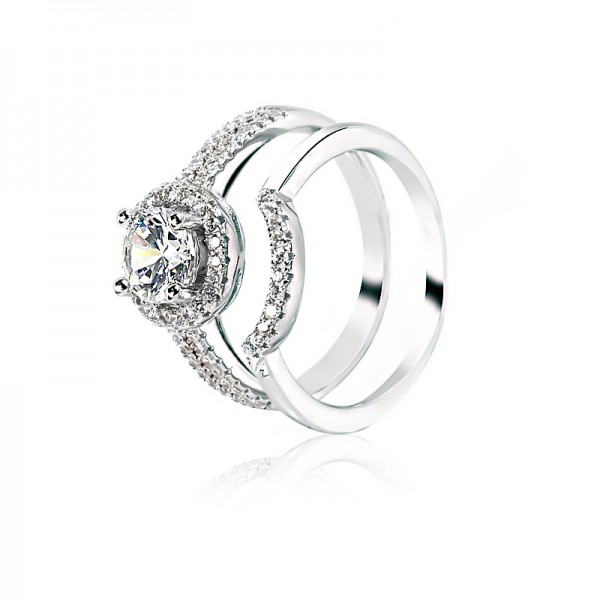 Nhẫn bạc Luxury Couple 1