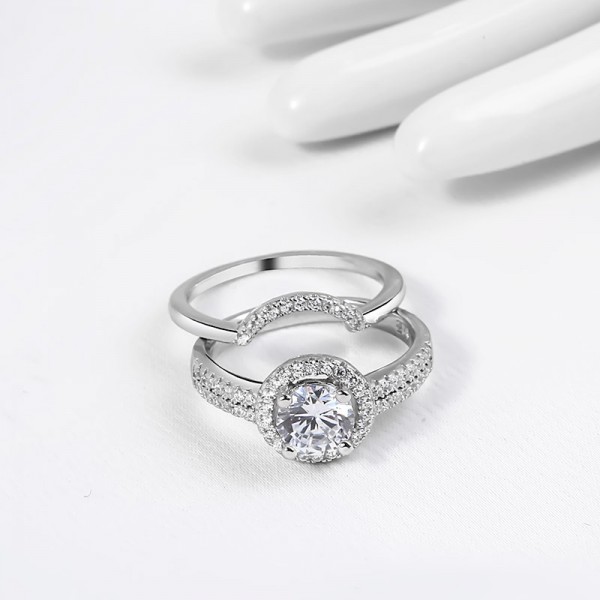 Nhẫn bạc Luxury Couple 3