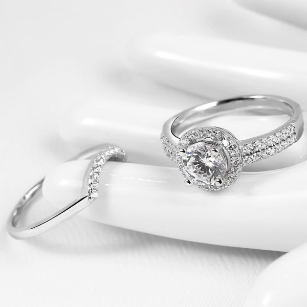 Nhẫn bạc Luxury Couple 4