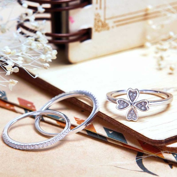 Nhẫn bạc Thekla Love  4