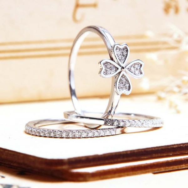 Nhẫn bạc Thekla Love  2