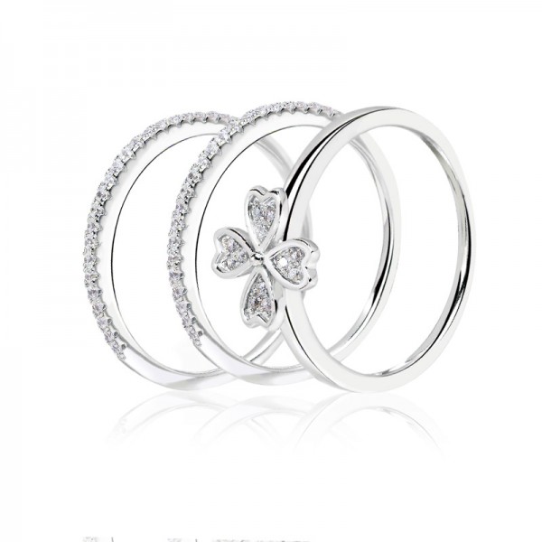 Nhẫn bạc Thekla Love  1