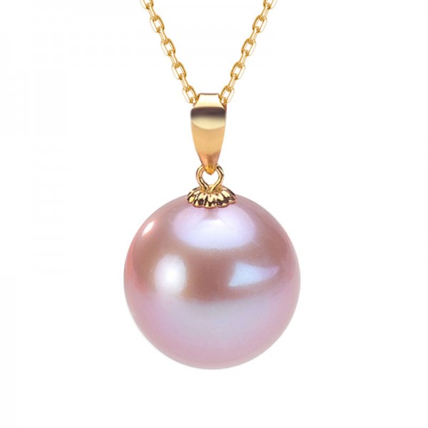 Dây chuyền vàng 18k ngọc trai nước ngọt size 8-12mm