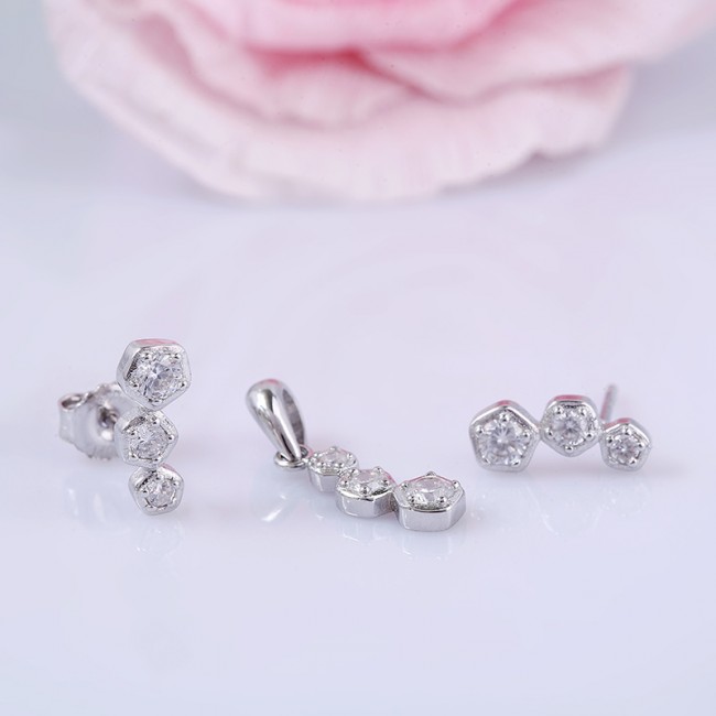 Bộ trang sức bạc Beauty Hannha 2