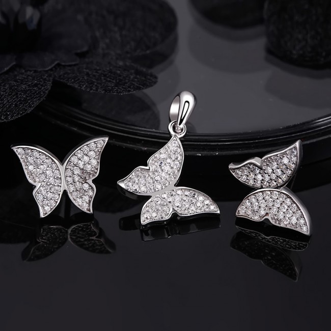 Bộ trang sức bạc Cher Butterfly 2